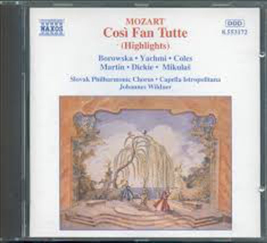 V210-2076151-202507030035-00 Mozart: Cosi Fan Tutte Hlts - Wildner: Borowska: Yachmi: Coles: C Cd Album - Image 1