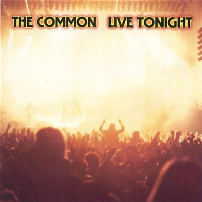 V210-2179871-202507022235-00 Live Tonight - Common Cd Album - Image 1