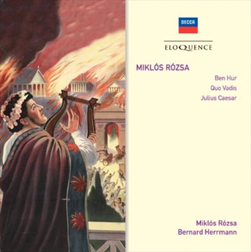 V210-2193206-202507021725-00 Rozsa: Ben Hur; Julius Caesar - Rozsa, Miklos Cd Album - Image 1