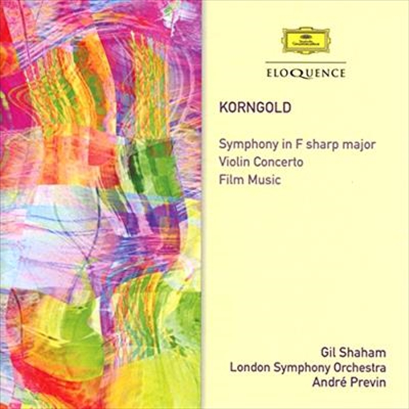 V210-2310774-202507021735-00 Korngold: Symphony: Violin Con - Shaham, Gil: Andre Previn Cd Album - Image 1