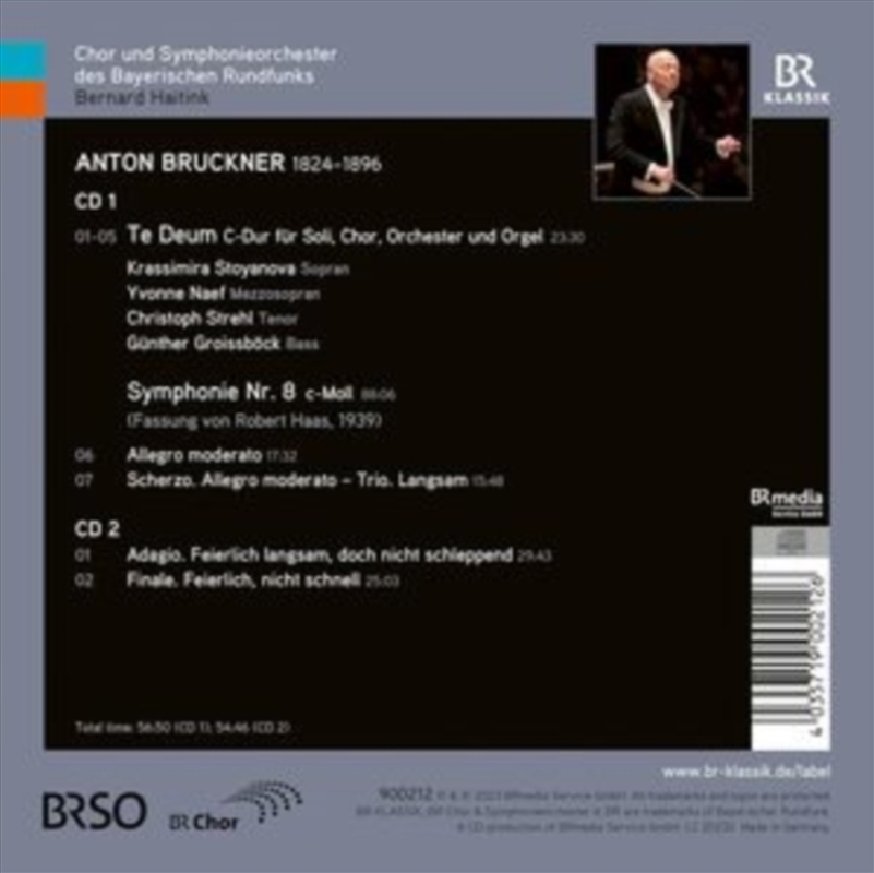 V210-3096369-202507030652-00 Symphonie No. 8 Te Dum - Symphonieorchester Des Bayerischen Cd Album - Image 1