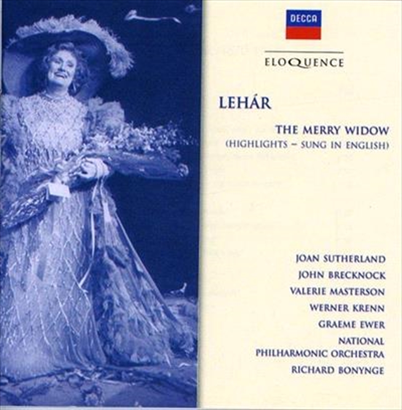 V210-468463-202507030045-00 Merry Widow-Hlts/English - Lehar, Franz Cd Album - Image 1