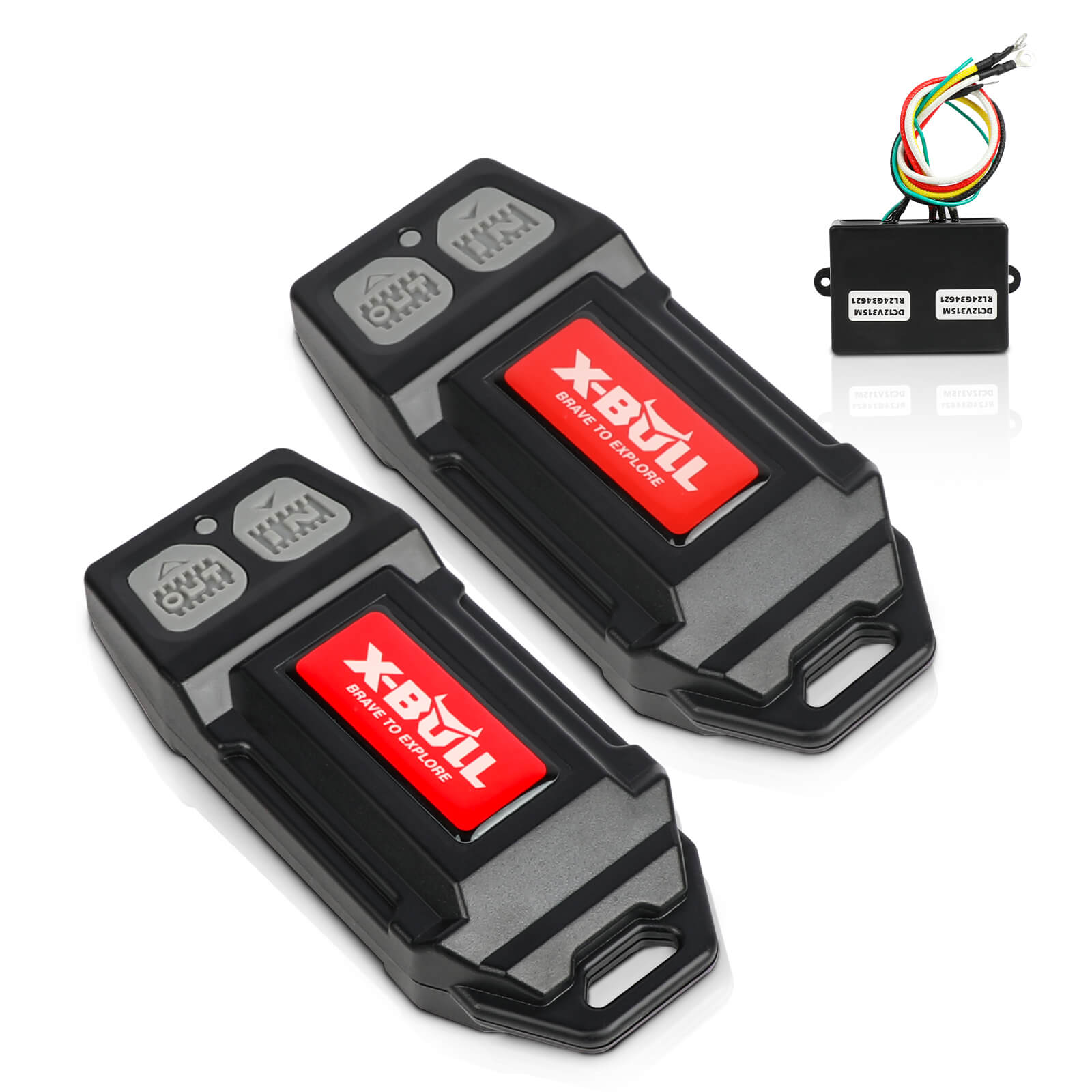V211-AUEB-XBWP004S-202506190810-00 X-BULL 12V Winch Remote Control Twin Handset Easy to Install Upgrade Remotes - Image 1