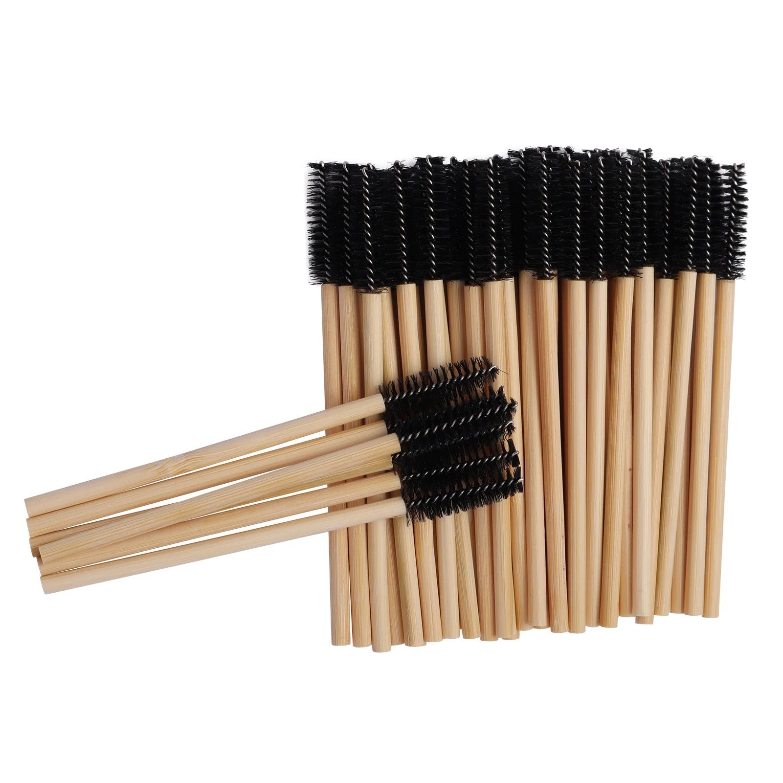 V238-SUPDZ-40931988799568-202507211010-00 Miosh Eco Friendly Disposable Eyelash Mascara Wands Spoolies 50PCS - Image 1