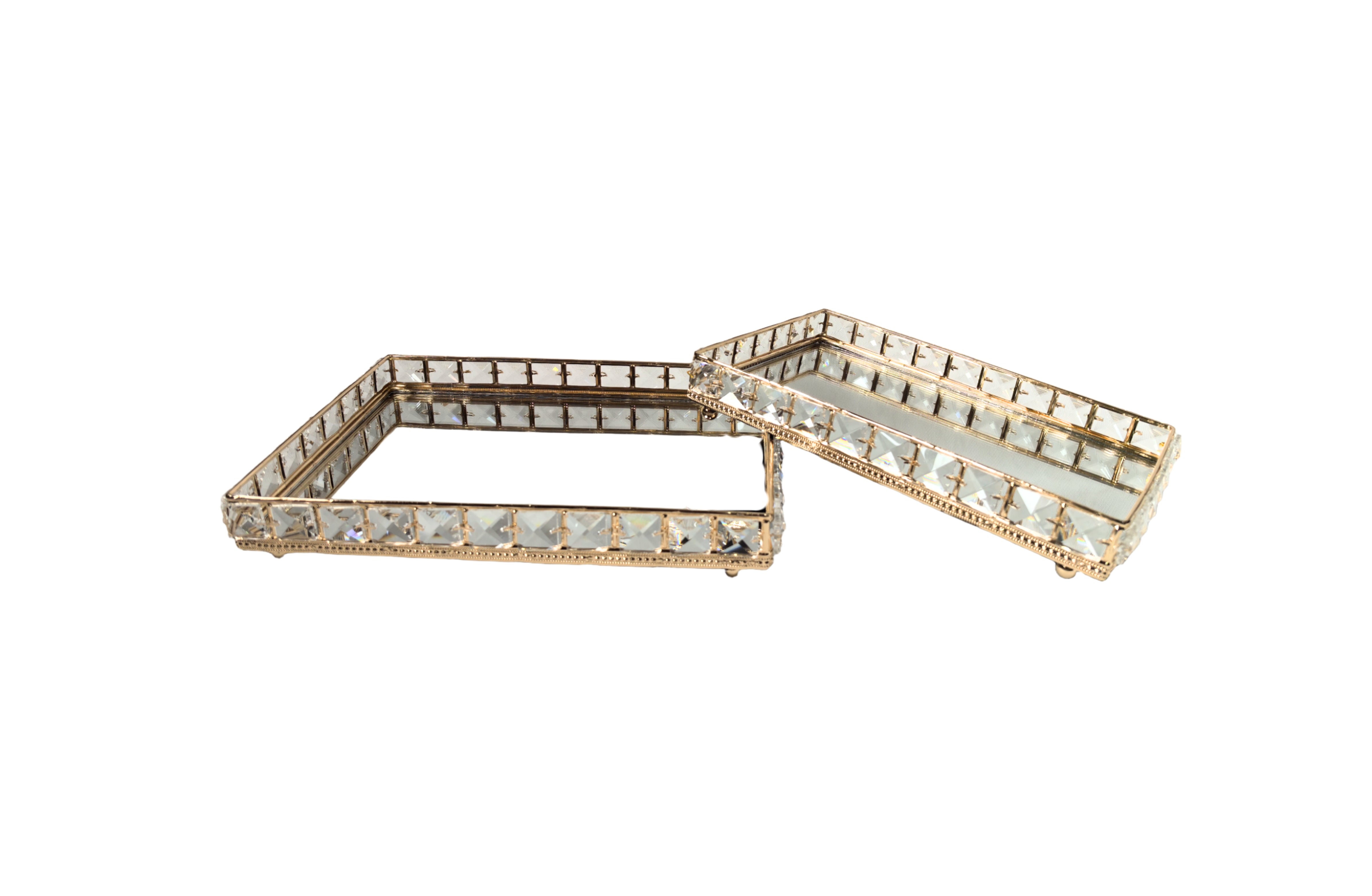 V292-HD-TR-RECT-S02-KATIE-GOLD-202508221620-00 Katie Tray - Rectangle - Set of 2 - Gold - Image 1