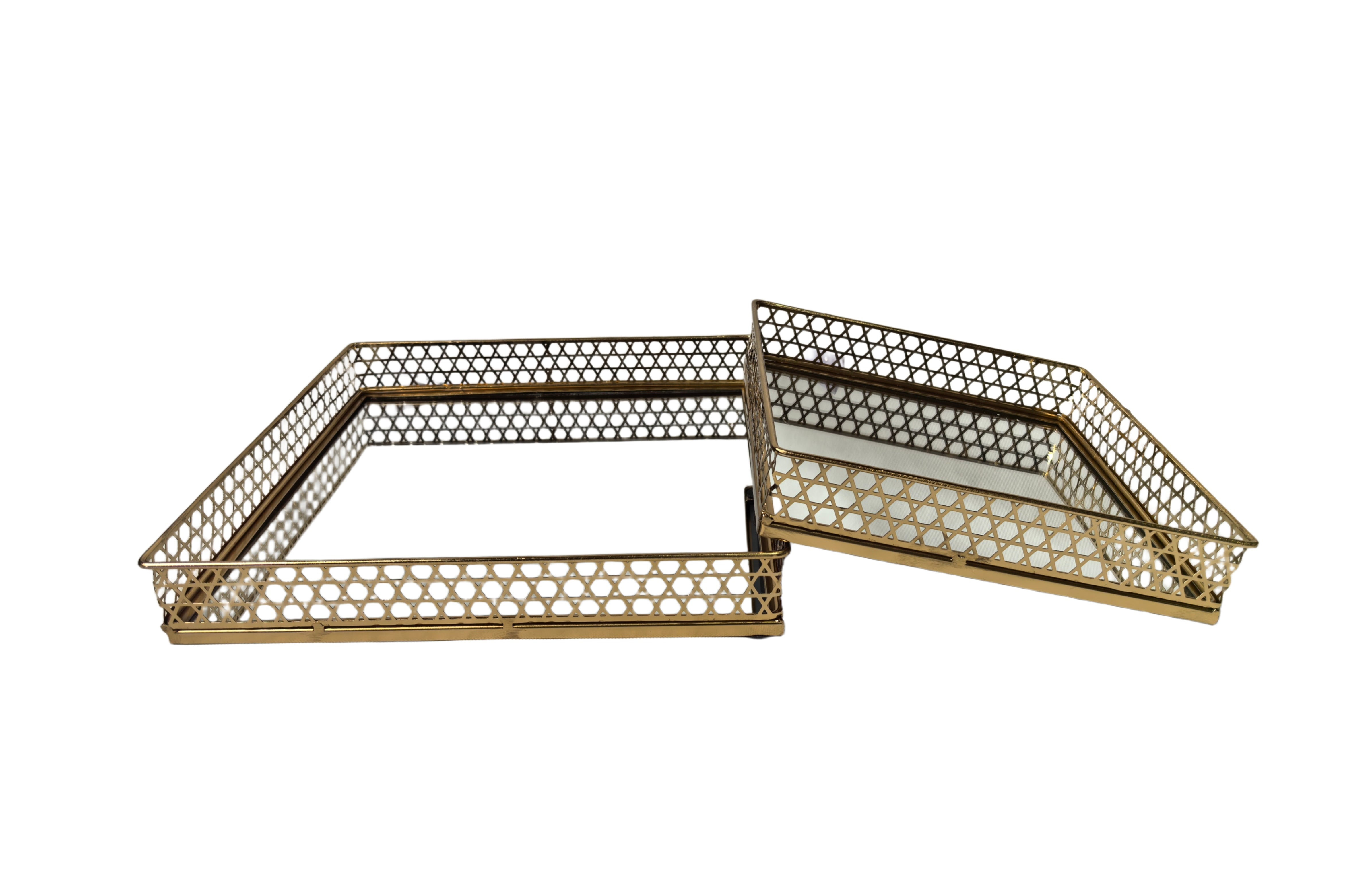 V292-HD-TR-RECT-S02-NINA-GOLD-202508221620-00 Nina Tray - Rectangle - Set of 2 - Gold - Image 1