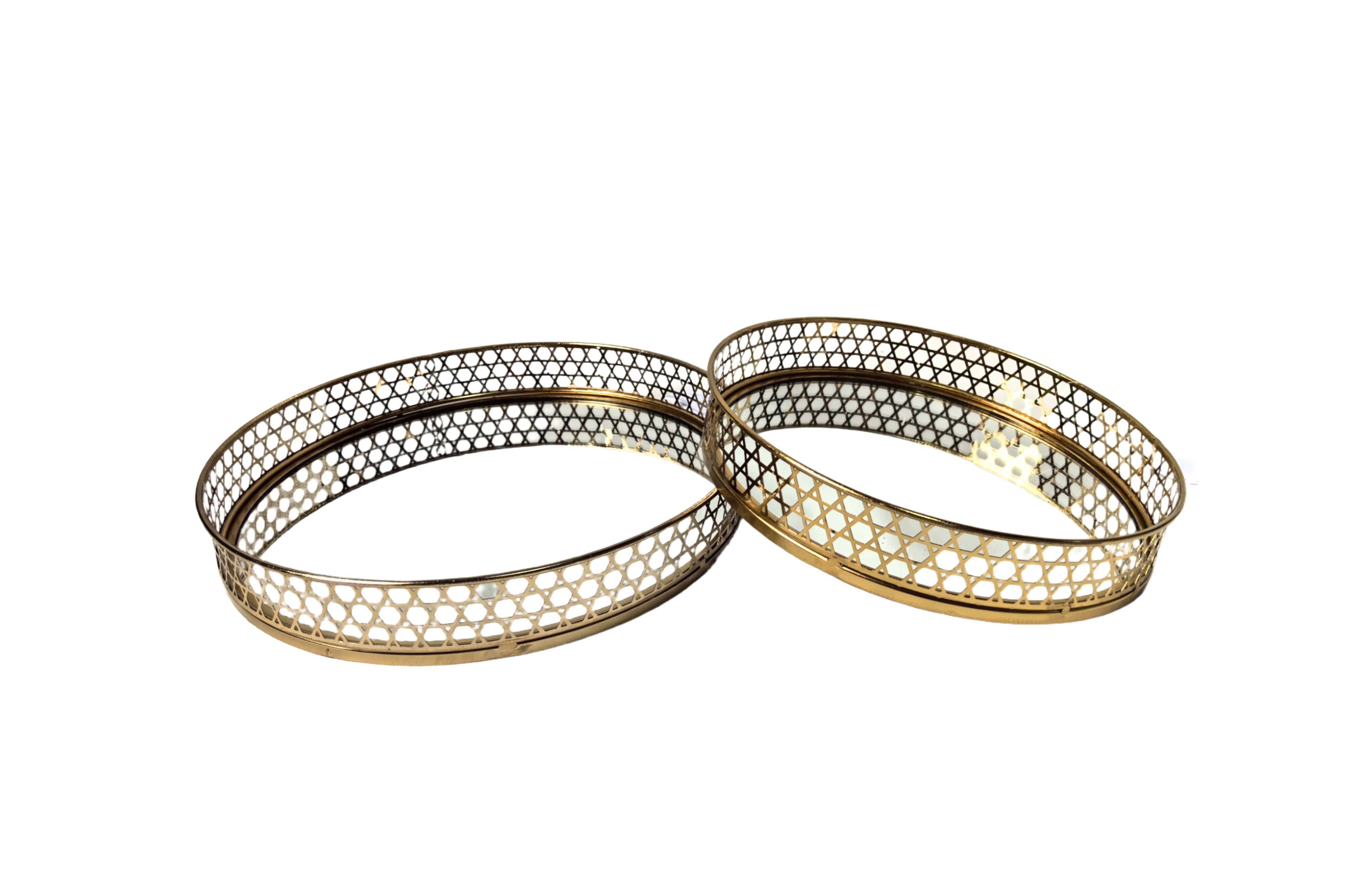 V292-HD-TR-ROUND-S02-NINA-GOLD-202508221615-00 Nina Tray - Round - Set of 2 - Gold - Image 1