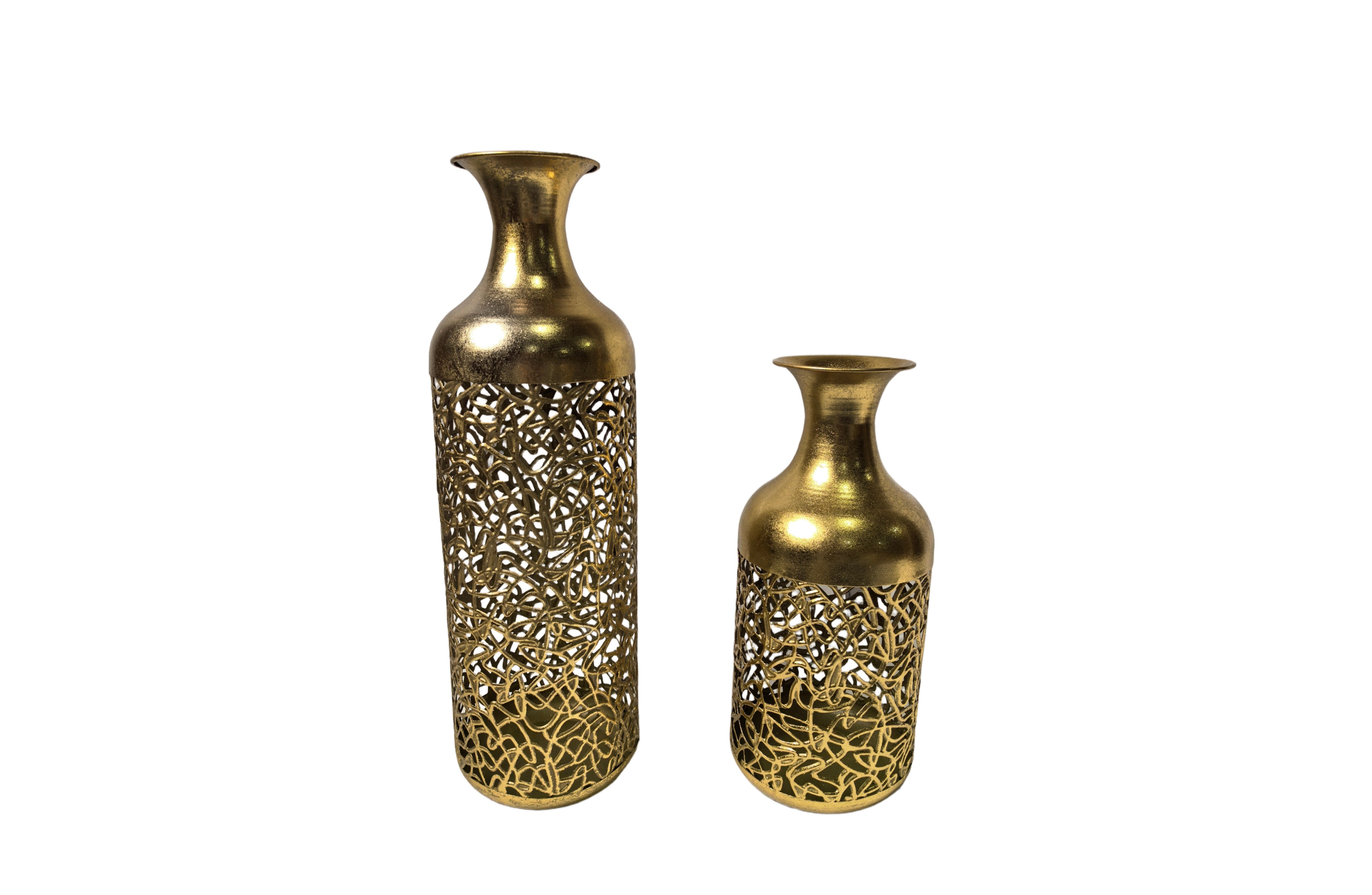 V292-HD-VASE-L-MAYA-GOLD-202508221615-00 Maya Vase - Large - Gold - Image 1