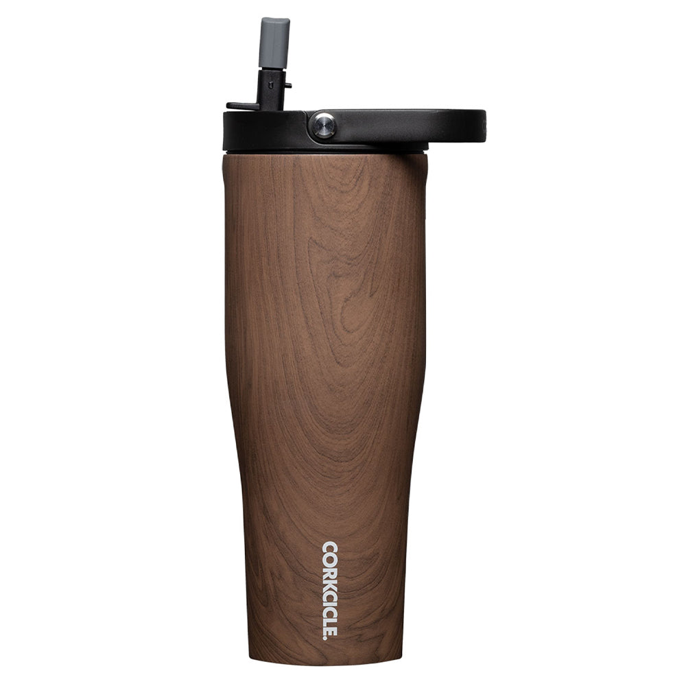 V398-CK-2830PWW-202507041131-00 Corkcicle Go Cup XL - 887ml Walnut Wood - Image 1