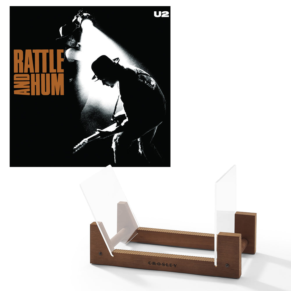 V398-UM-8422991-BS-202506190521-00 U2 Rattle And Hum - Vinyl Album & Crosley Record Storage Display Stand - Image 1