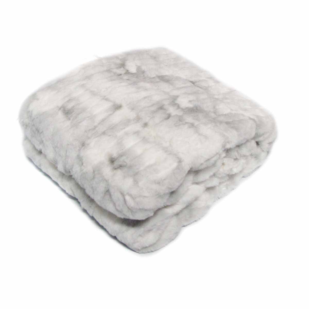 V442-ATX-THROW-MEADOW-ARCTICFOX-RE-202506241231-00 Meadow Soft Faux Fur Throw Rug 127 x 152 cm Arctic Fox - Image 1