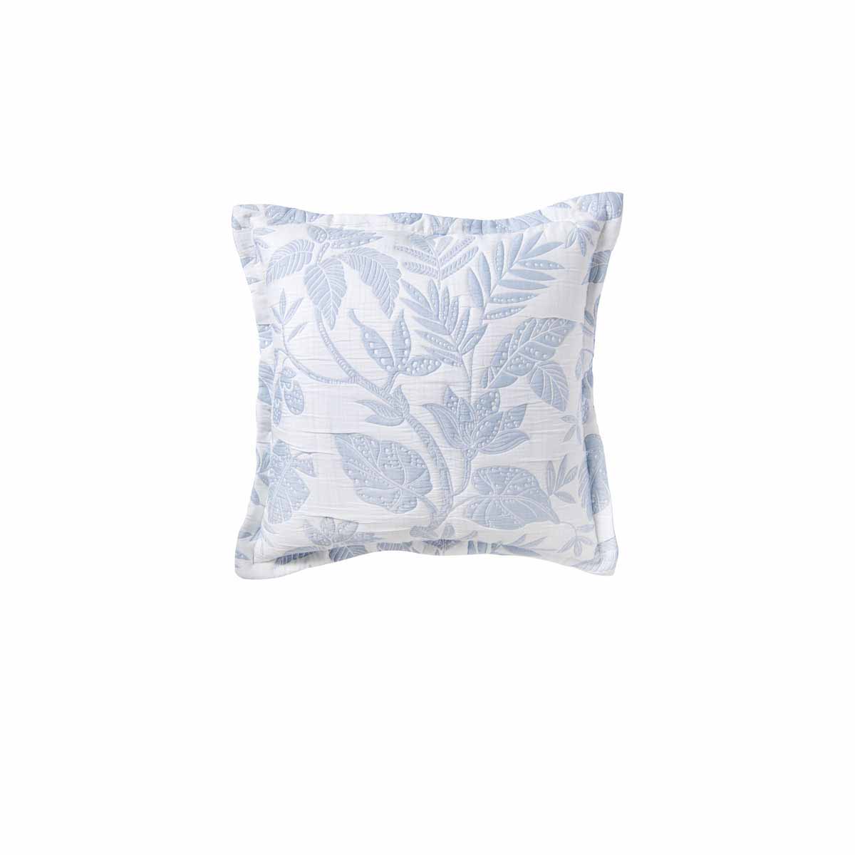 V442-BCA-CUSHION-LAURIETON-WHITE-SQ-202507031630-00 Bianca Laurieton White Coordinate Square Filled Cushion 43 x 43cm - Image 1