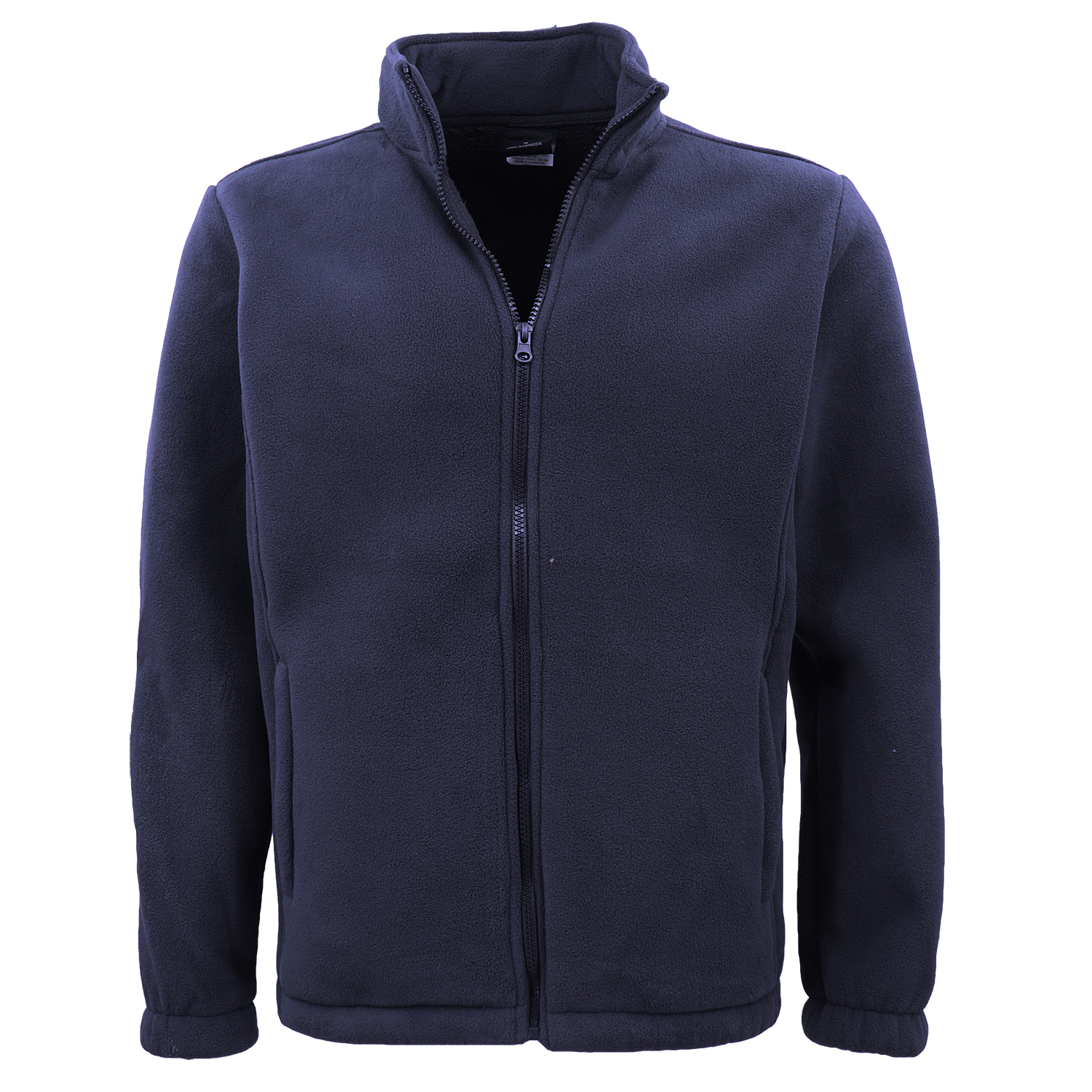 V474-674205-202507050125-00 Mens Thick Zip Up Jumper w Sherpa Fur Lined Sweatshirt Winter Unisex Jacket Coat, Navy, M - Image 1