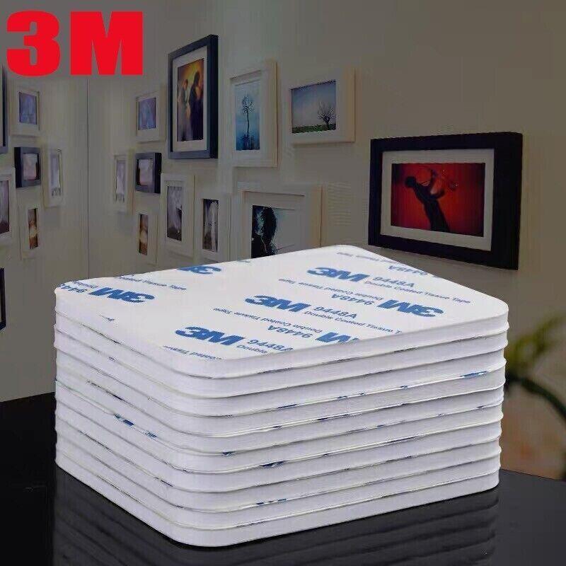 V528-9360101011499-202510011000-00 Round 60 x 3mm 3M Double Sided Foam Sticker Tape Side Wall Car Self Adhesive Pads - 8pcs - Image 1