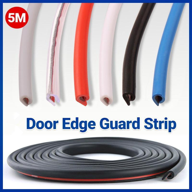 V528-9360312083674-202509302136-00 5M Car Door Edge Protector Strip Anti-Scratch Protection Rubber Trim Seal Au - Grey - Image 1