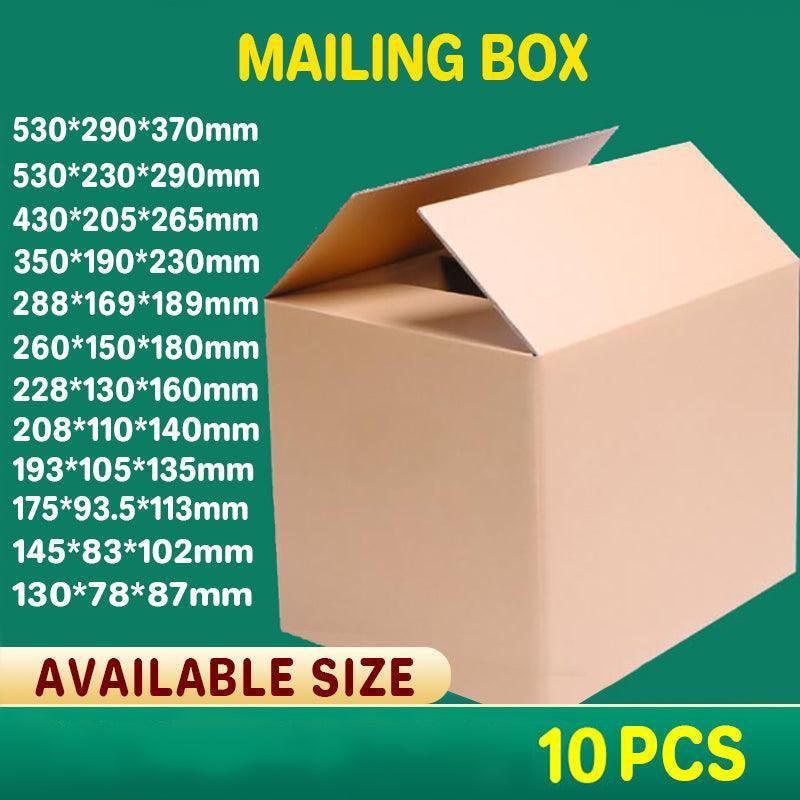 V528-9360312176475-202510010827-00 3-Layer Mailing Box Carton Small Medium Large Cardboard Parcel Boxes - Carton - 145x83x102mm - Image 1