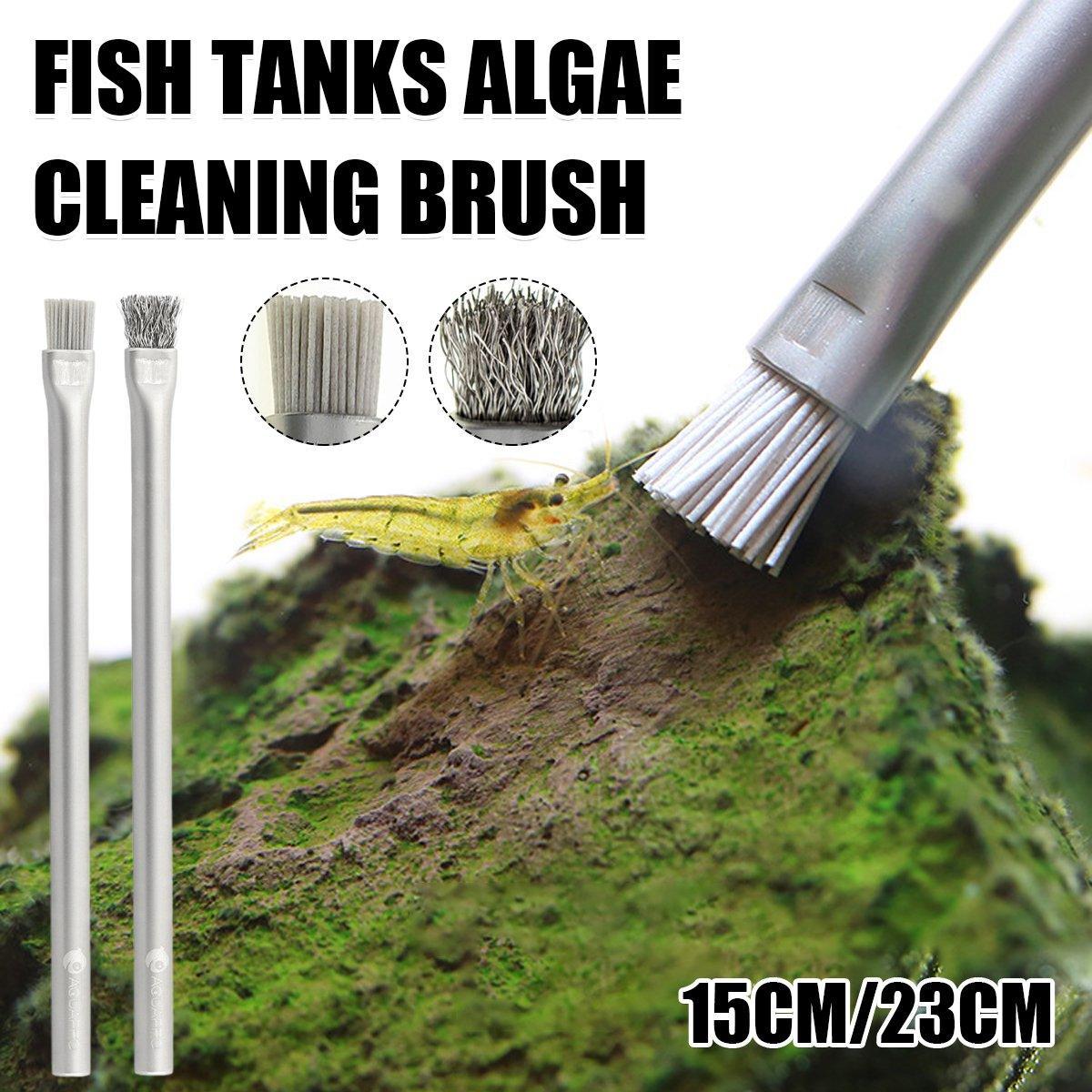 V528-ALGAL-BRUSH-PRO-23-795144-202510010436-00 Algae Cleaning Brush for Stone Wood Aquarium Water Grass Landscaping - Soft Brush Wire-23cm - Image 1