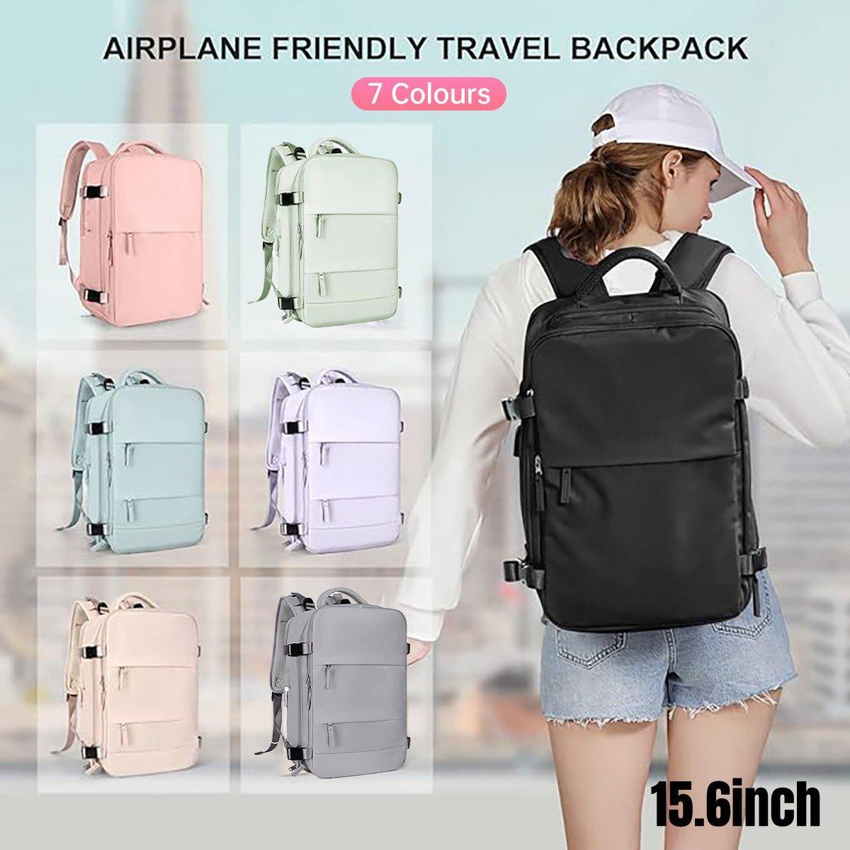 V528-BAG-GREY-656161-202509302036-00 Waterproof Travel Backpack Outdoor Sports Shoulder Bag Hiking Camping Daypack - Grey - Image 1