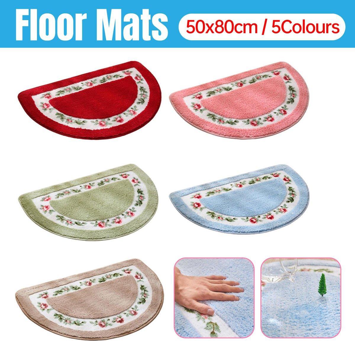 V528-CARPET-50-80-BLUE-412432-202509302100-00 Non Slip Entry Mat Indoor Outdoor Mat Washable Foot Mat Foyer Bedroom - Blue - Image 1