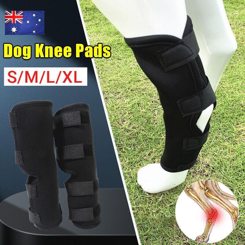 V528-DOGKNEEPADS-M-18045-202510010218-00 S/M/L/Xl Pet Dog Knee Support Brace Leg Hock Front Back Protector Compression - M - Image 1