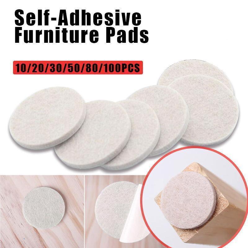 V528-FLOORPROTECTOR-50PCS-504492-202510010745-00 Felt Pad Furniture Floor Protector Pads Self Adhesive Round Heavy Duty - 50PCS - Image 1