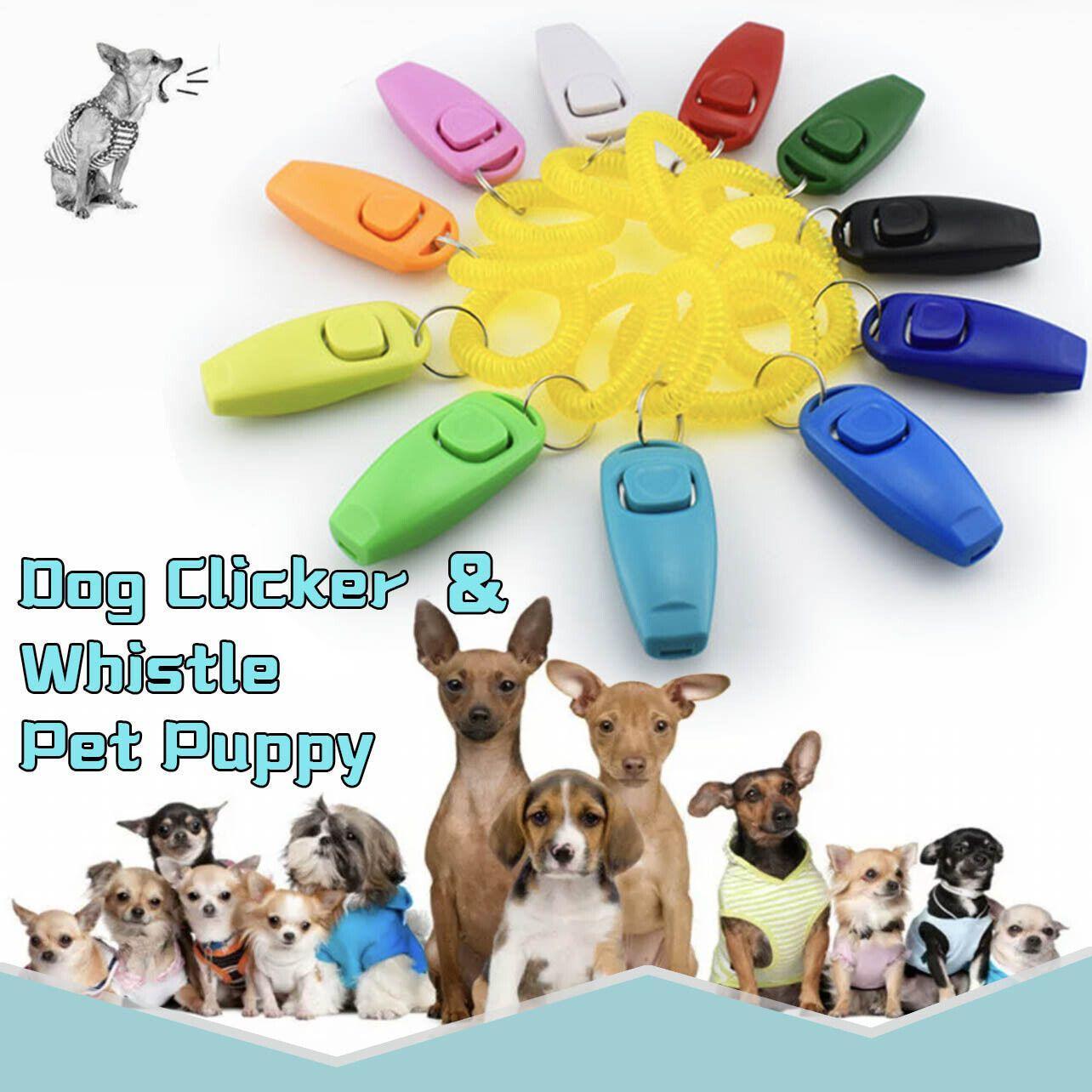 V528-GRCOLOUR-GREEN69531-202509301409-00 Dog Whistle and Clicker Set for Training Stop Barking Obedience Tool Combo - Green - Image 1