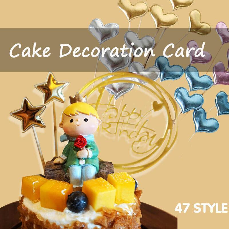 V528-HAPPYBIRTHDAYTOPB17-416841-202509301509-00 Happy Birthday Acrylic Cake Topper Cake Decoration Golden Silver Party - Black-Bicircle Birthday - Image 1