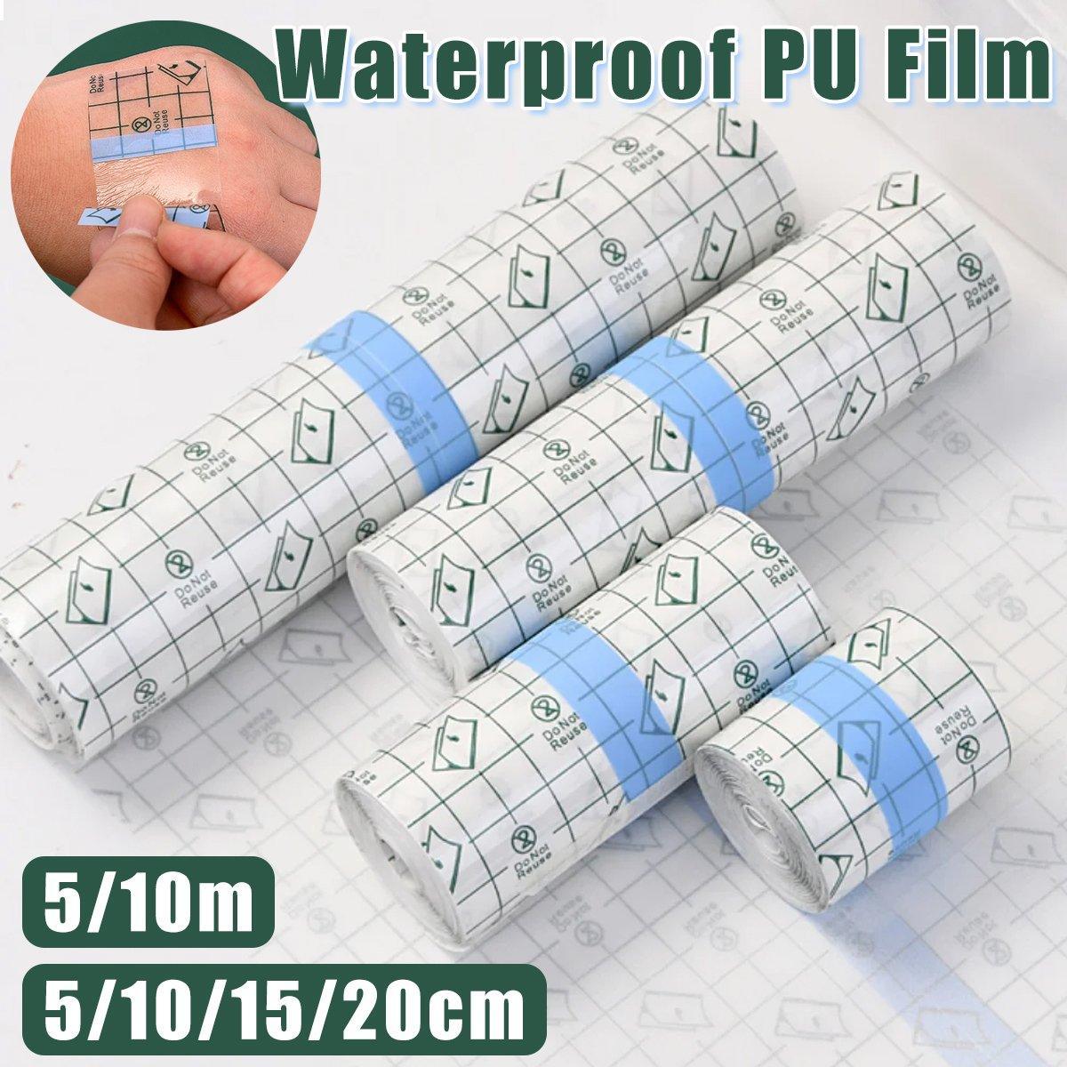 V528-MACKINTOSH-5-1000-433345-202510010718-00 Waterproof PU Film Adhesive Tape Transparent High Stickiness Cuttable Bandage - 5cm x 10m - Image 1