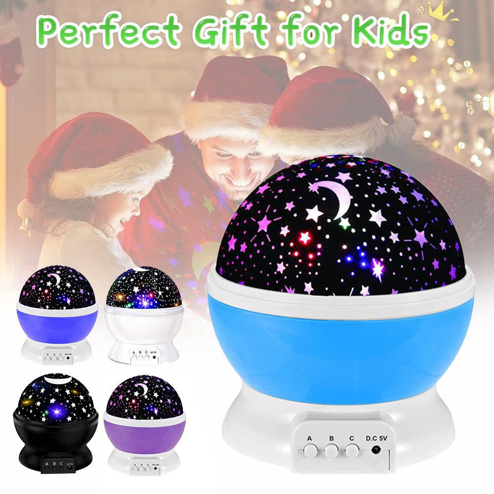 V528-PROJECTOR-PURPLE-628816-202509291919-00 LED Night Star Galaxy Projector Rotating Lamp for Bedroom Ambience and Gift Use - Purple - Image 1