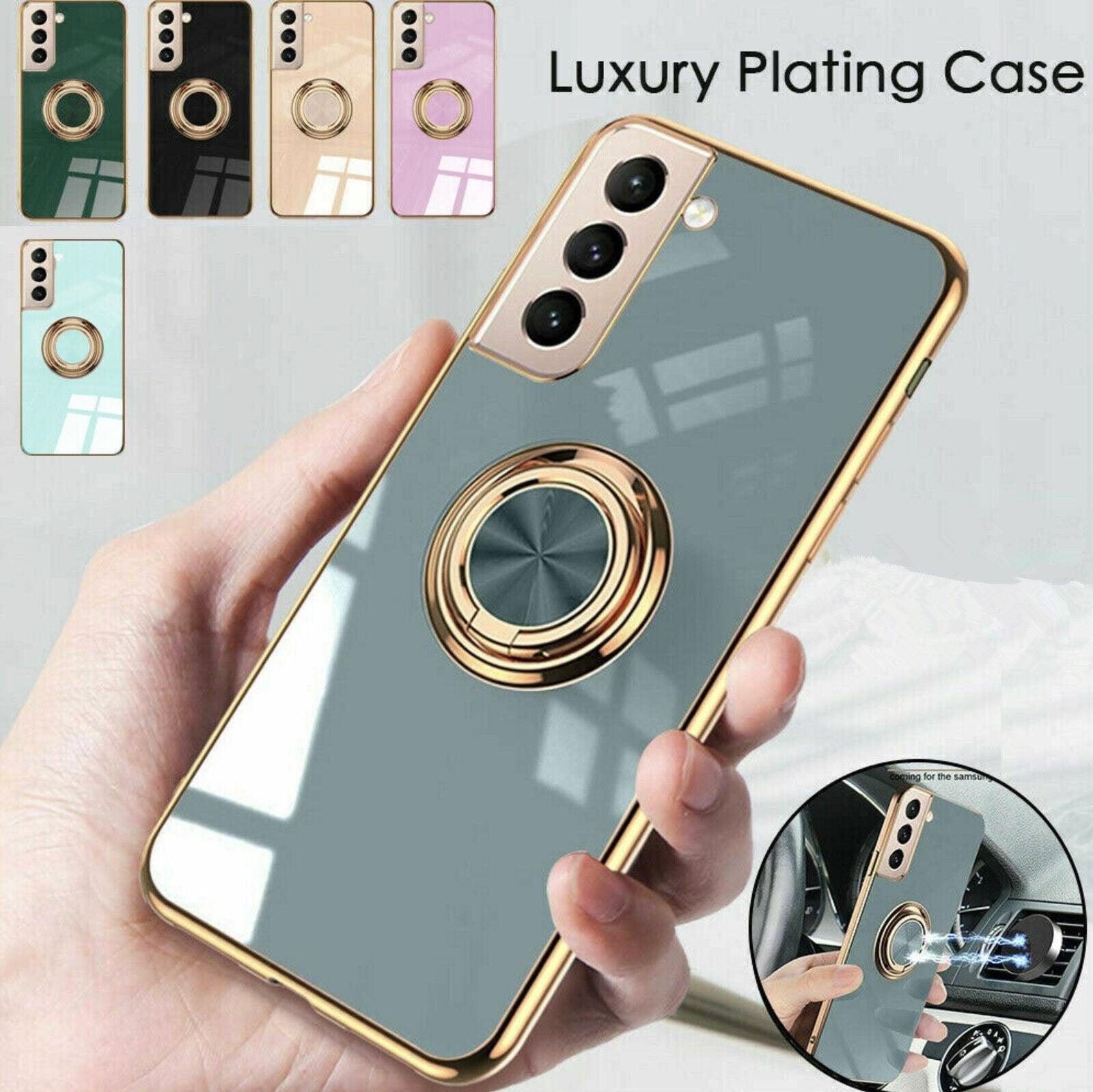 V528-SAMSUNG-GREEN-A53-45985-202509302154-00 Dark Green Shockproof Ring Holder Case Cover for Samsung S22 Ultra S22 Plus Note 20 - Samsung Galaxy A53 - Image 1