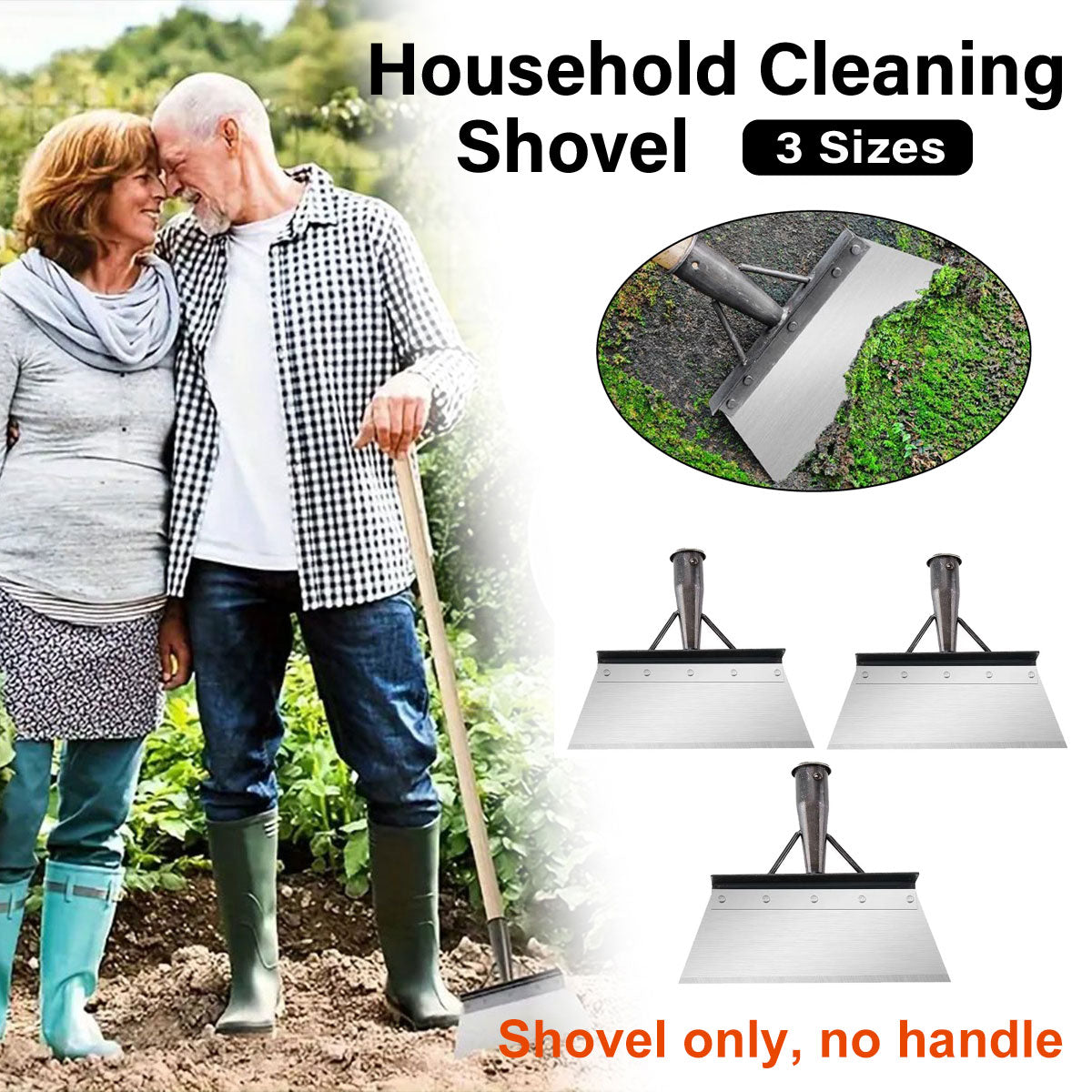 V528-SAW-BLADE-L-258758-202509301318-00 Outdoor Garden Cleaning Shovel Farm Agriculture Planting Shovel Weeding Tool - L - Image 1