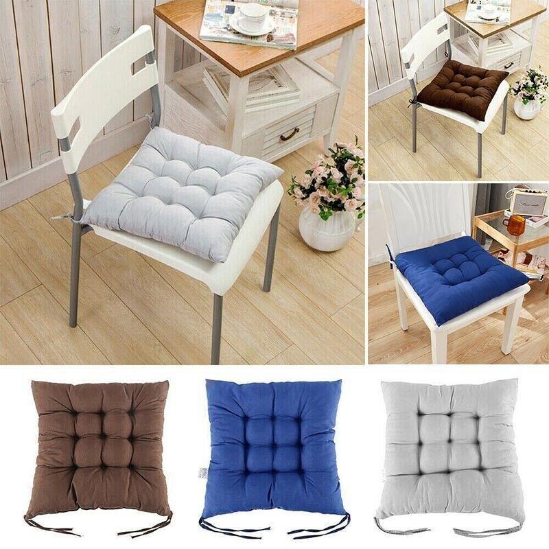 V528-SEATCUSHIONS-GREEN-28586-202509302309-00 Soft Chair Cushion Pad for Indoor Outdoor Seating Square Seat Cover 35x35cm - Green - Image 1
