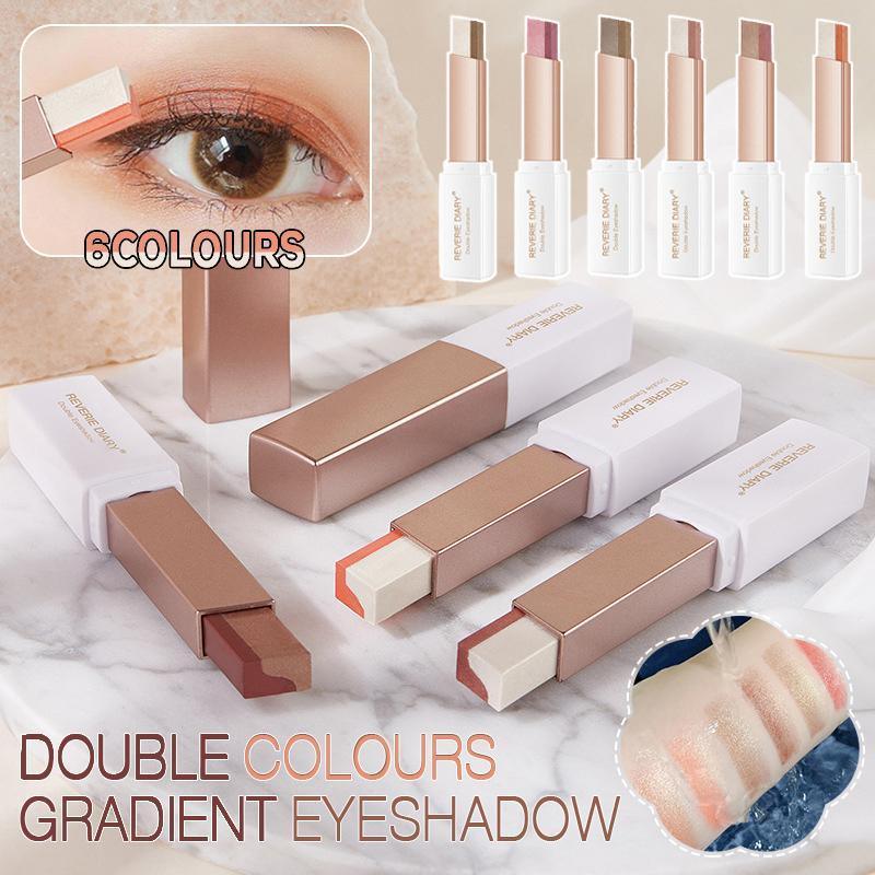 V528-SQ00138-6-440073-202509301245-00 Glitter Double Colour Gradient Eyeshadow Stick Two Tone Eye Shadow Pen Cosmetics - 6 - Image 1