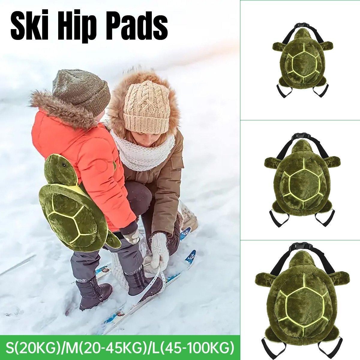 V528-TURTLE-M-485110-202509301709-00 Ski Protection Plush Hip Pad Cartoon Turtle Skateboard Mat Snowboarding Gear - M - Image 1