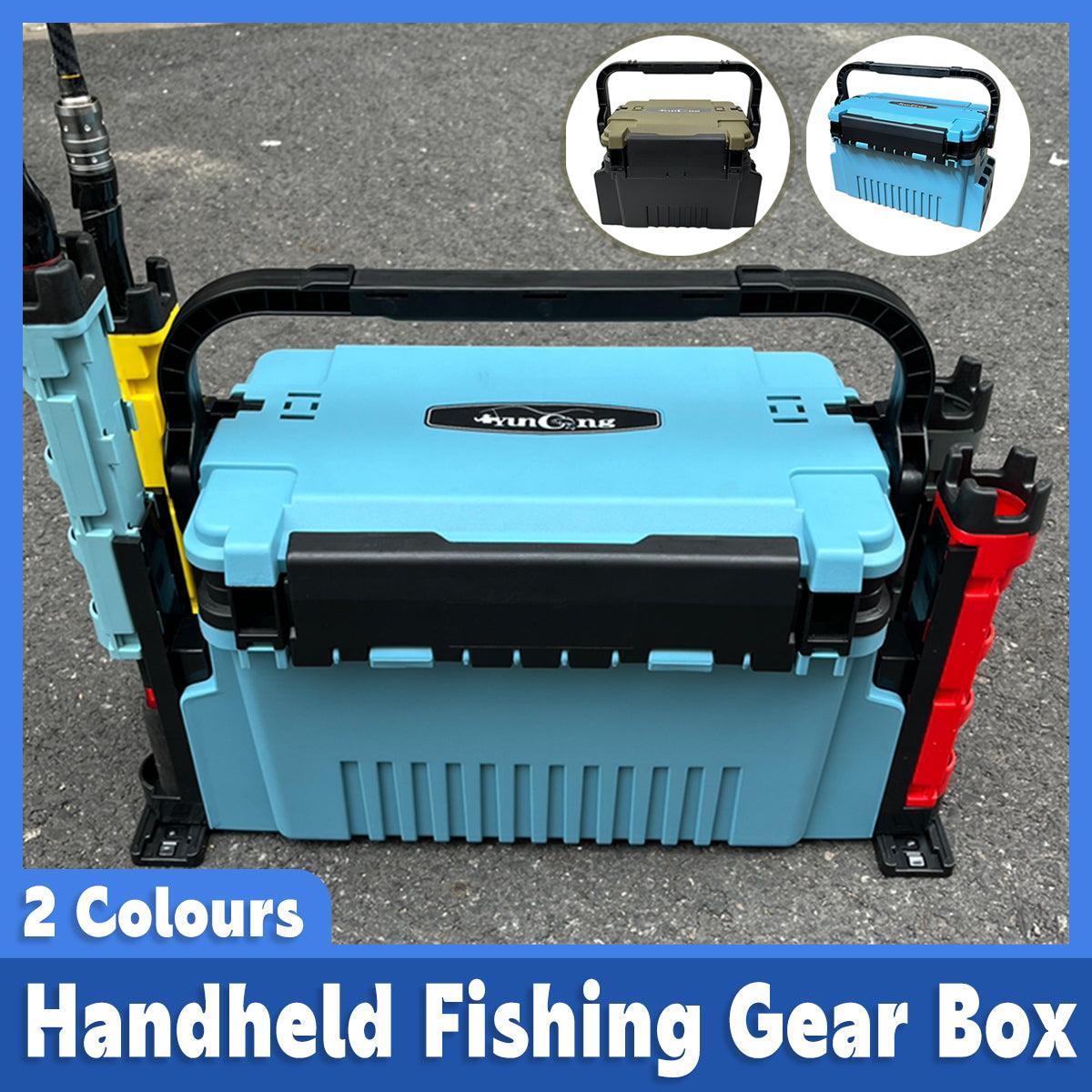 V528-VERSATILE-FISHING-BOX-BU-668942-202509301418-00 Multifunctional Fishing Tackle Box Portable Gear Storage Case Organizer Tool Box - Blue - Image 1