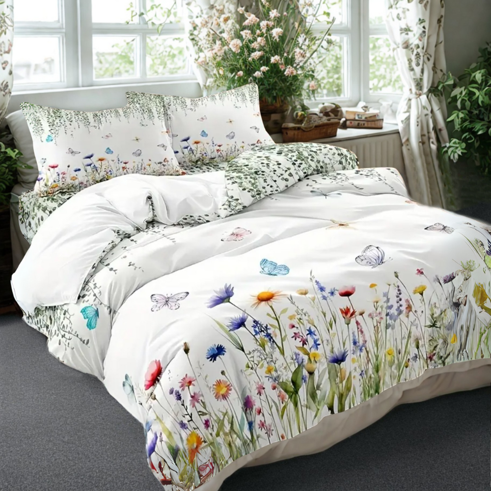 V535-QC-BUTTERFLY-DREAMS-K-202508221315-00 Dreamfields - Butterfly Dreams Quilt Cover Set - (3pcs, King Size) - Image 1