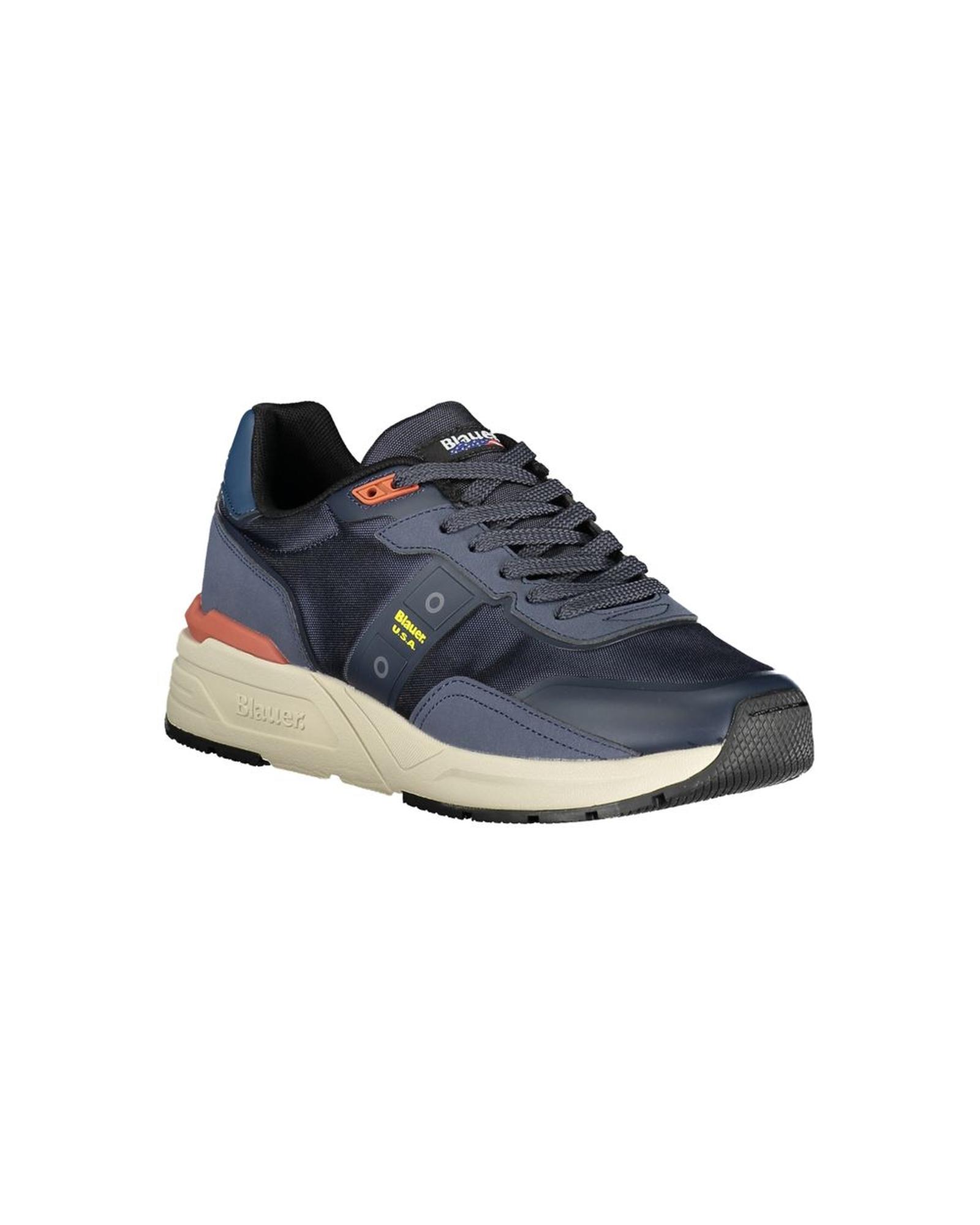 V539-BL-32116-EU44US11-202506191920-00 Blauer Men's Blue Polyester Sneaker - 44 EU - Image 1