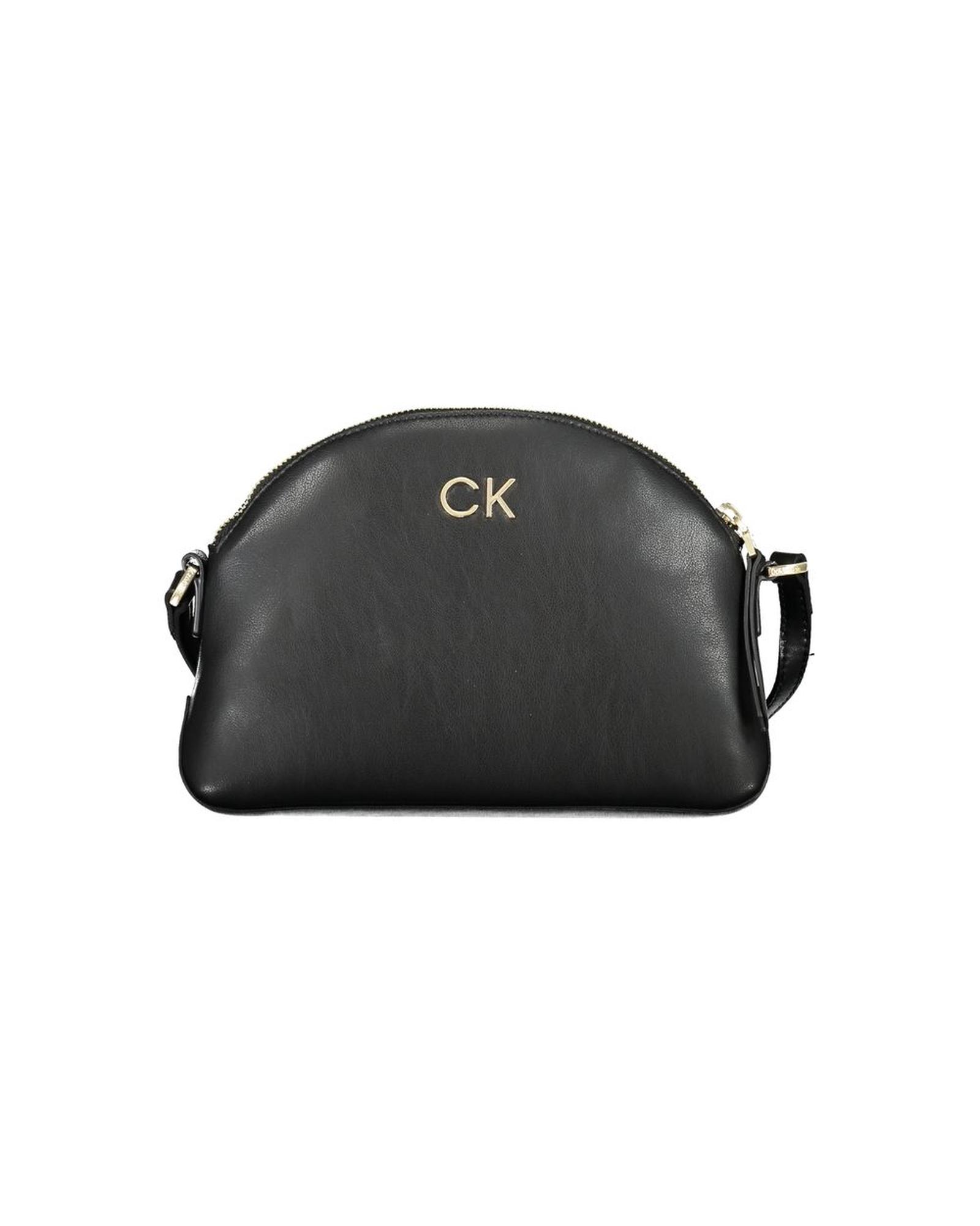 V539-CA-26026-202506191921-00 Calvin Klein Women's Black Polyester Handbag - One Size - Image 1