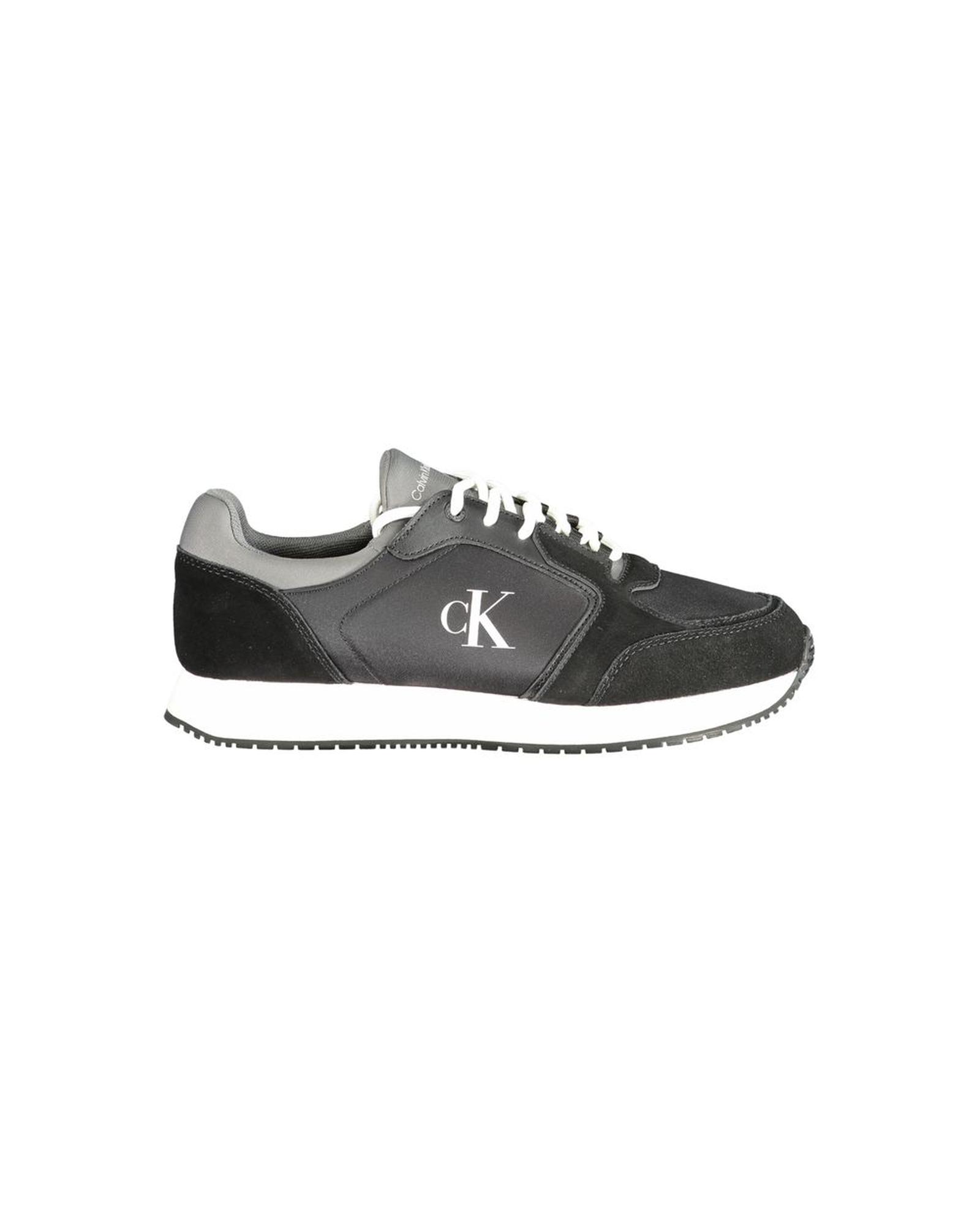 V539-CA-33707-EU42US9-202506191930-00 Calvin Klein Men's Black Polyester Sneaker - 42 EU - Image 1