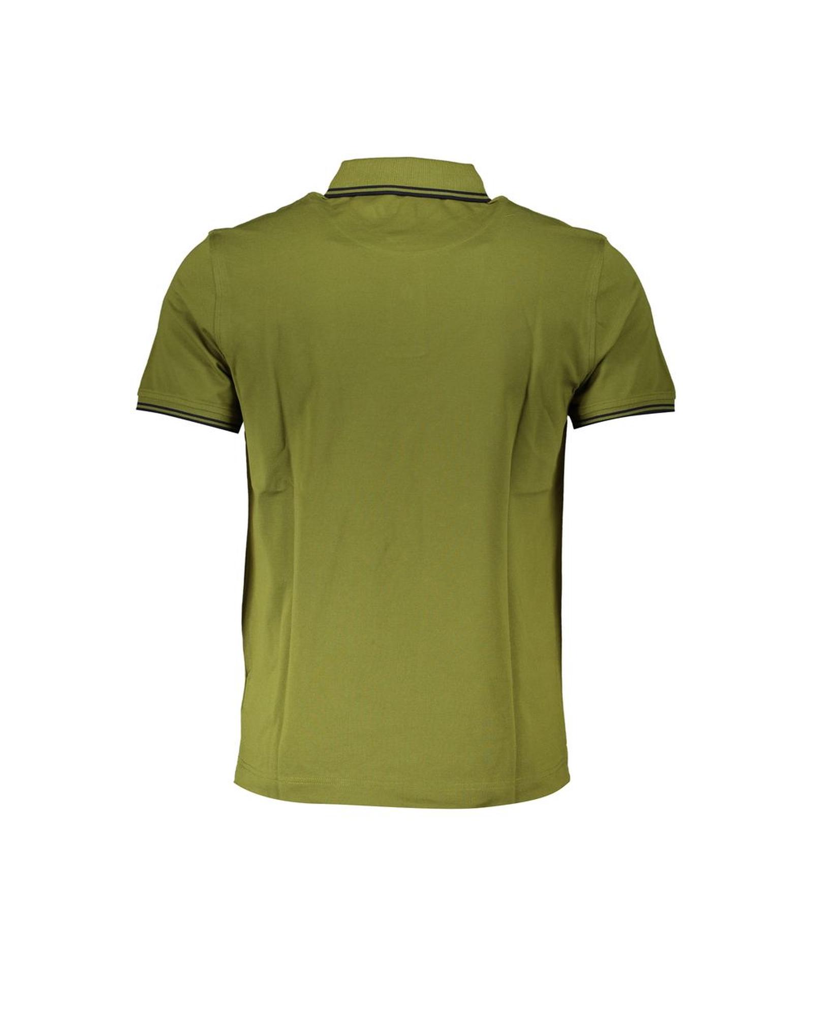V539-HA-28221-S-202506191935-00 Harmont & Blaine Men's Green Cotton Polo Shirt - S - Image 1