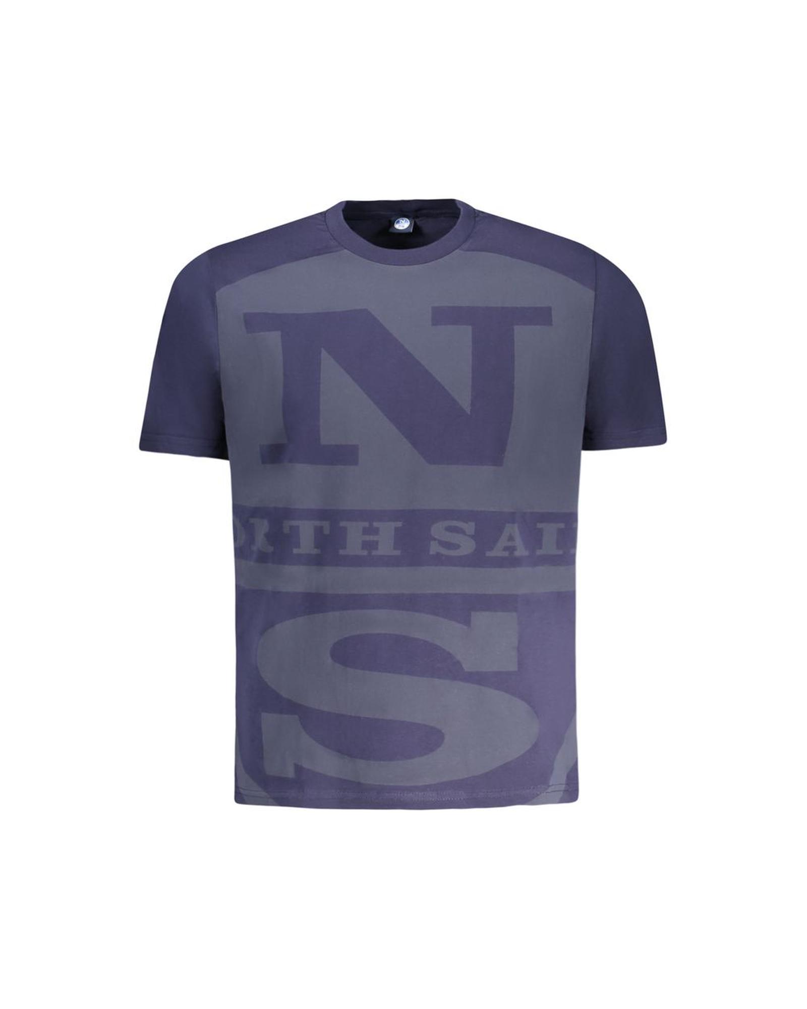 V539-NO-35029-L-202506191937-00 North Sails Men's Blue Cotton T-Shirt - L - Image 1