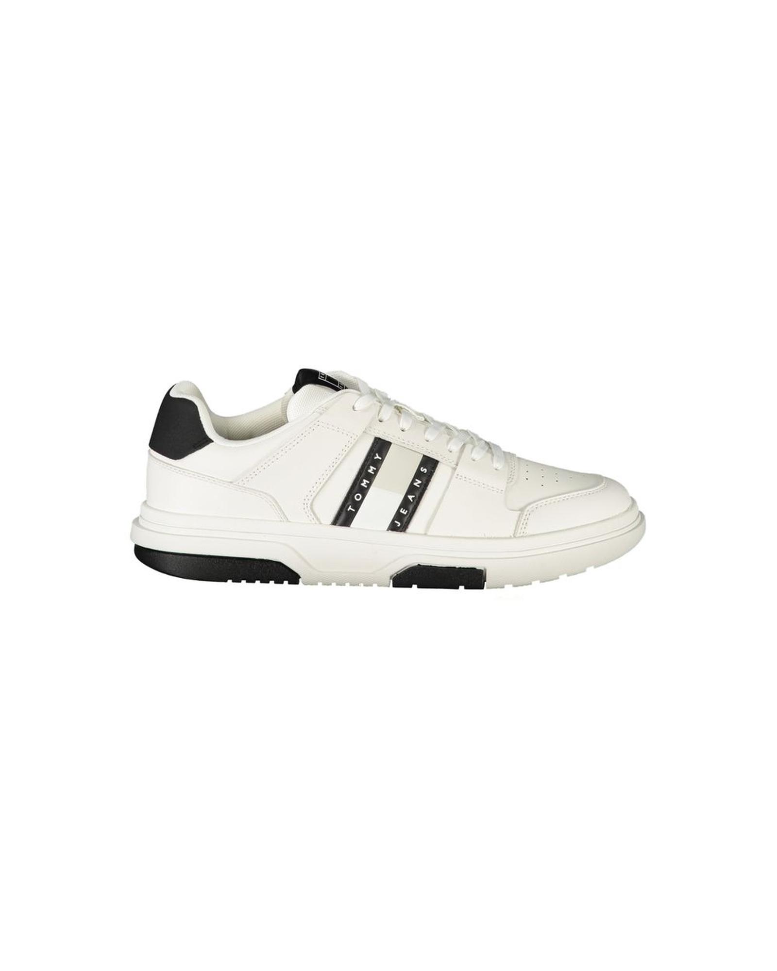 V539-TO-33540-EU40US7-202506191942-00 Tommy Hilfiger Men's White Polyester Sneaker - 40 EU - Image 1