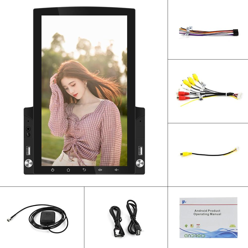 V562-1027107240DBT-202508271726-00 9.7 Inch Vertical Screen Android Car Mp5 Player With Hd 2.5D Glass - Navigation All-In-One - Image 1
