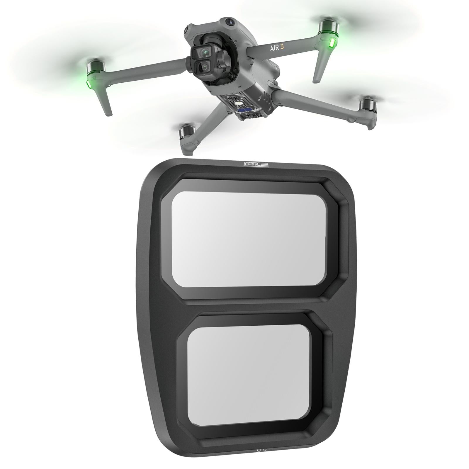 V562-105231500ADE-202508290425-00 Versatile 4-in-1 Lens Filter for Dji Air 3 Drone - For Dji Air 3 Uv - Image 1