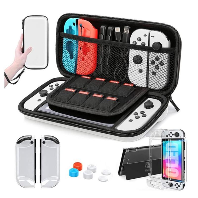 V562-1080622060DBT-202508271836-00 Oled Switch Bundle with Case Film Bag and Caps - Image 1