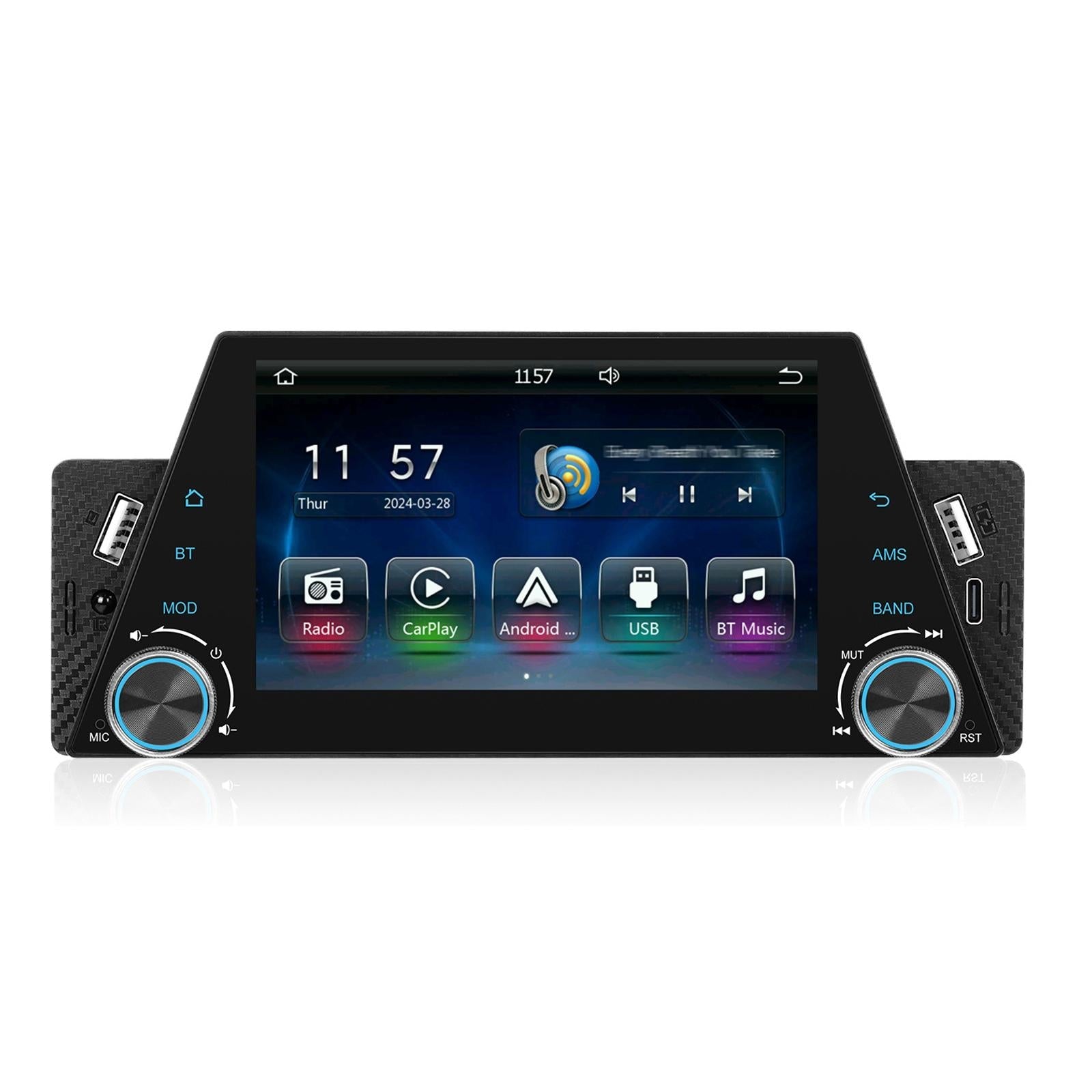 V562-1085545060DBT-202508271431-00 5 Inch Car Multimedia Player - Mirror Link / Steering Wheel Control - Standard - Image 1