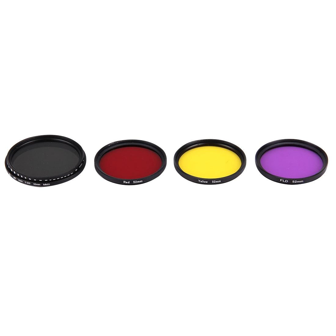 V562-1660ACD-202508272127-00 Professional 52mm 4-in-1 Lens Filter for Gopro Hero - Image 1
