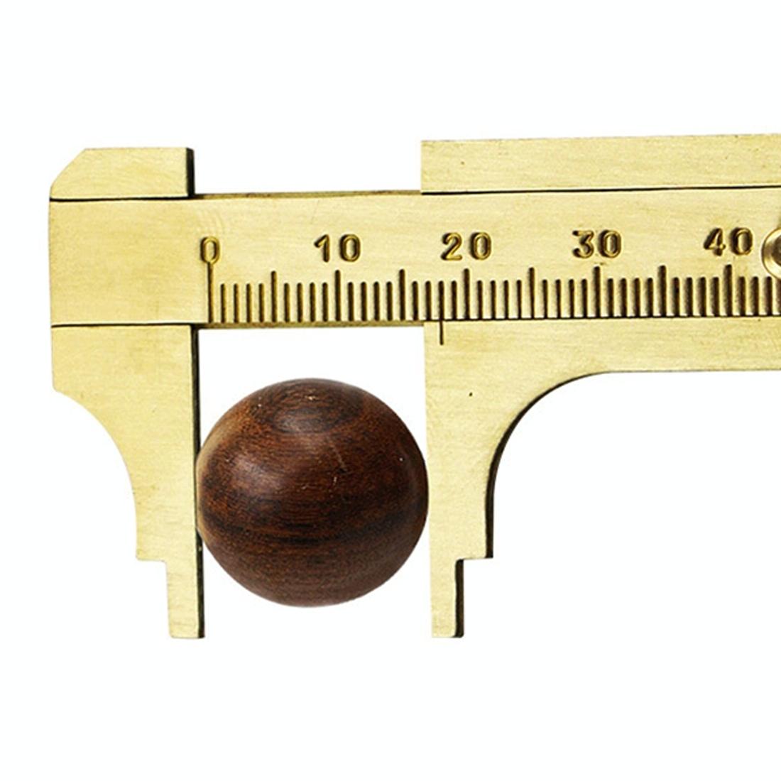 V562-18752PTE-202508271021-00 Mini Brass Sliding 80mm Vernier Caliper for Jewelry Measurement - Image 1