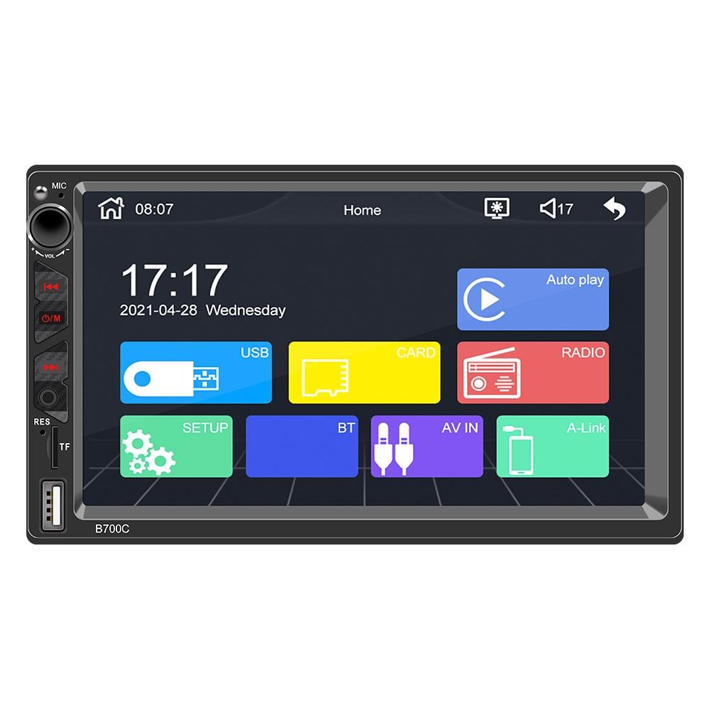 V562-1880200ADE-202508271517-00 7 Inch Hd Car Mp5 Player With Wired Carplay Fm Bluetooth & Tf Card - Image 1