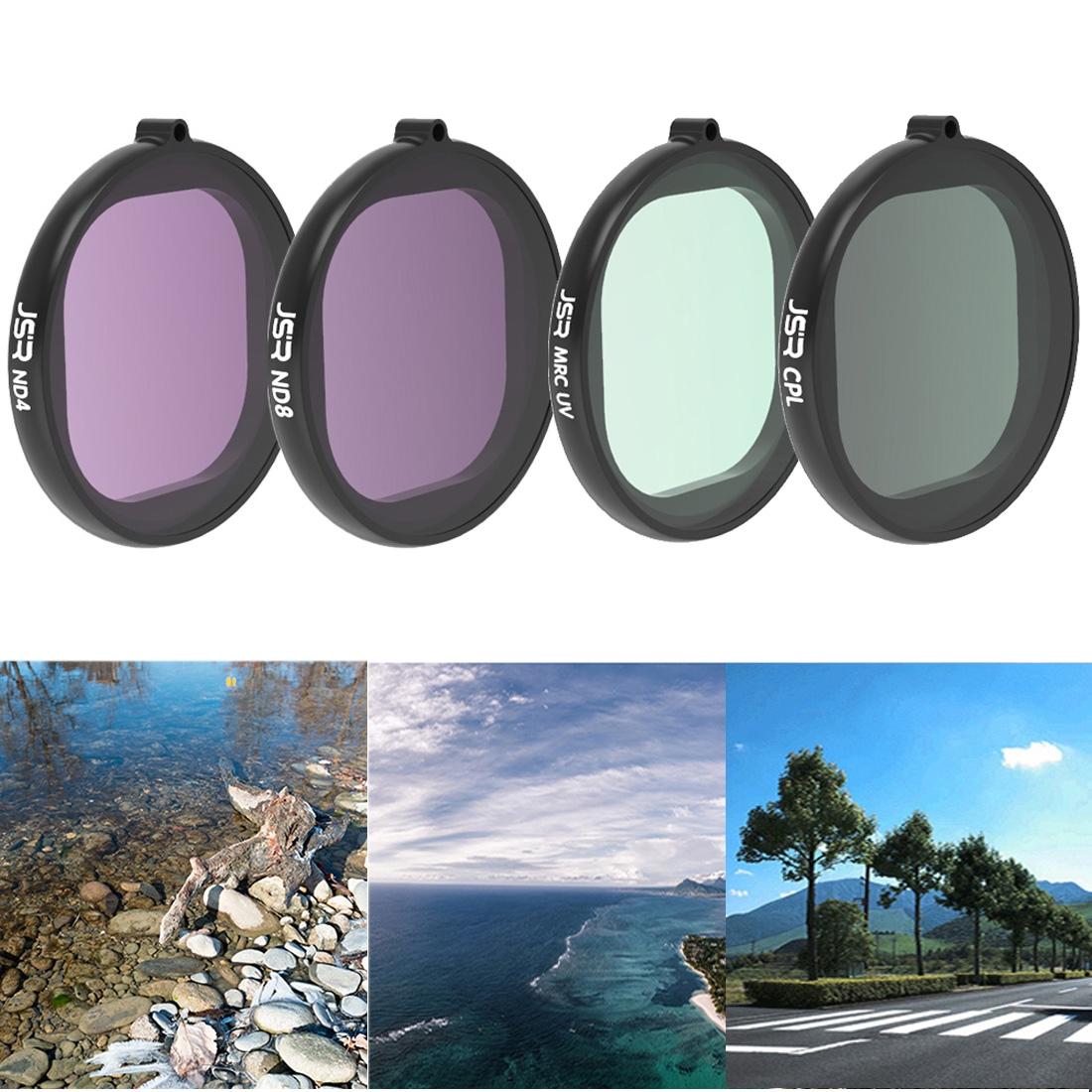 V562-1891ACD-202508272146-00 4-in-1 Round Lens Filter for Gopro Hero8 - Uv Cpl Nd4 Nd8 - Image 1